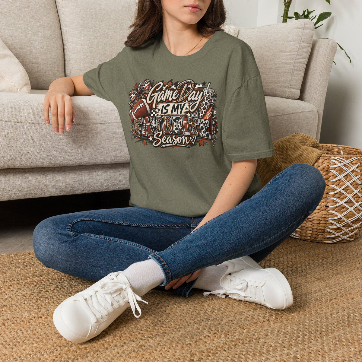 Game Day Is My Favorite Season T-Shirt | Vintage Football Game Day Tee