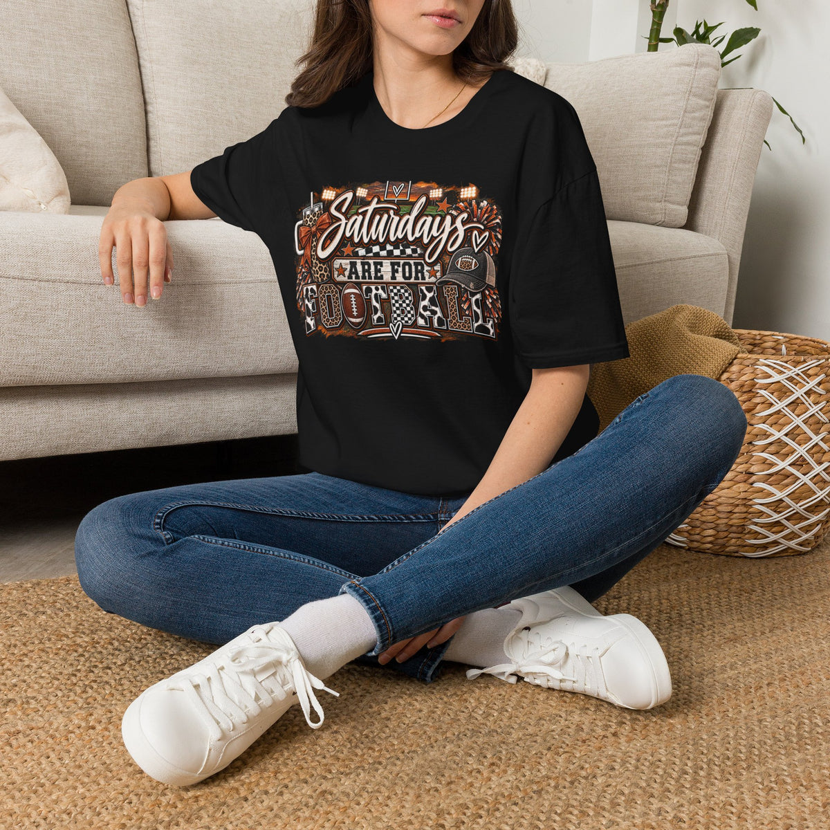 Saturdays Are for Football T-Shirt | Vintage College Game Day Tee