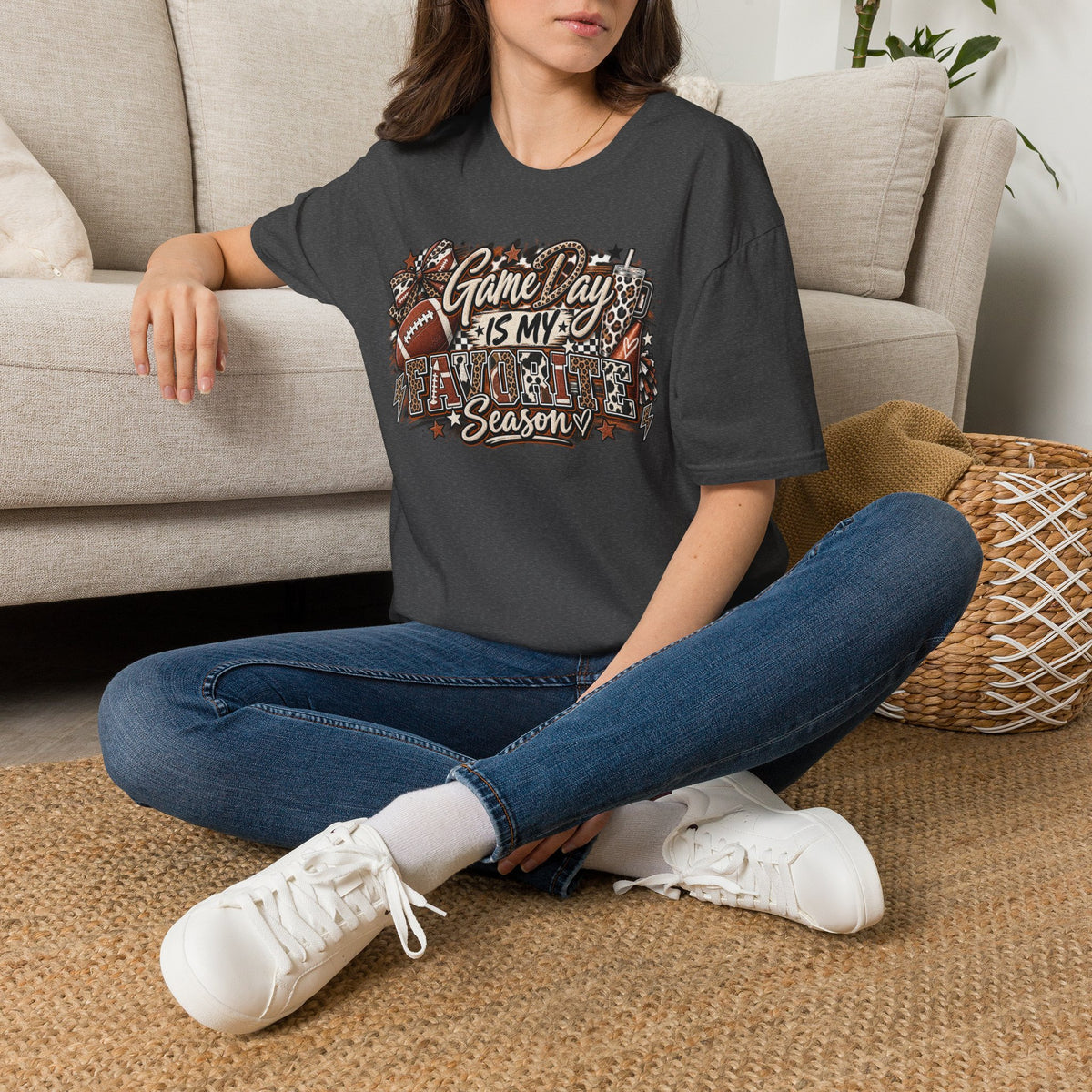 Game Day Is My Favorite Season T-Shirt | Vintage Football Game Day Tee