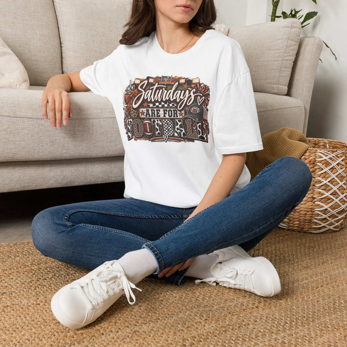 Saturdays Are for Football T-Shirt | Vintage College Game Day Tee