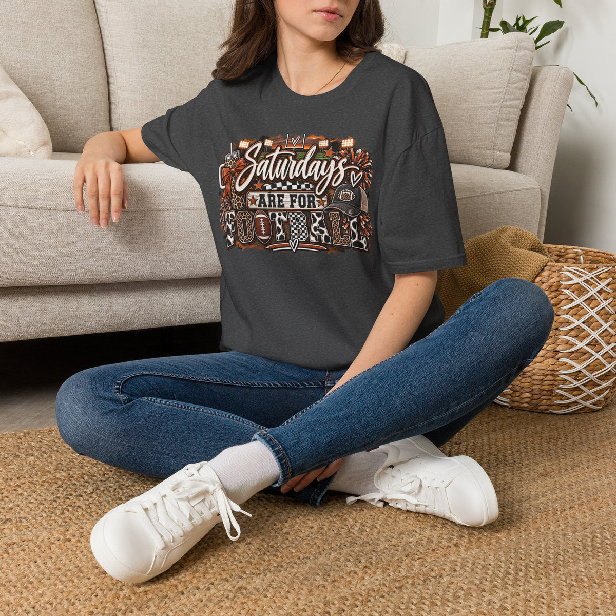 Saturdays Are for Football T-Shirt | Vintage College Game Day Tee