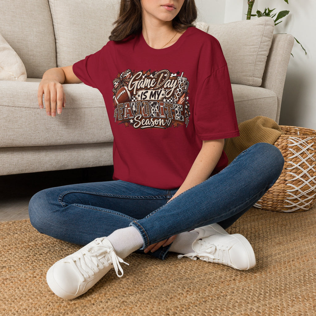 Game Day Is My Favorite Season T-Shirt | Vintage Football Game Day Tee