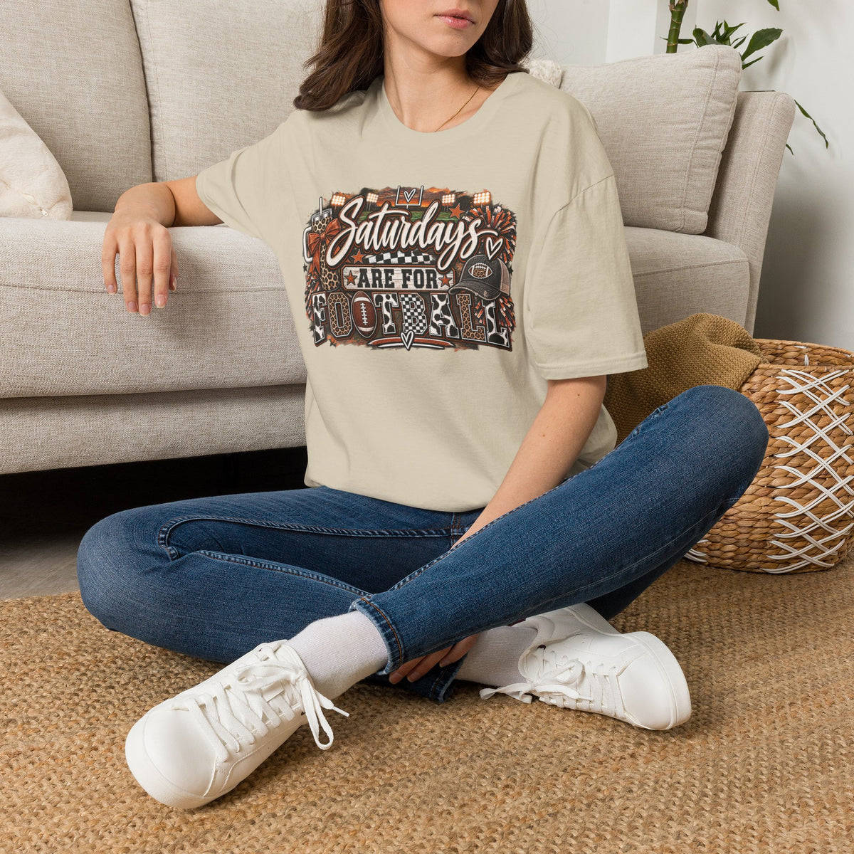 Saturdays Are for Football T-Shirt | Vintage College Game Day Tee