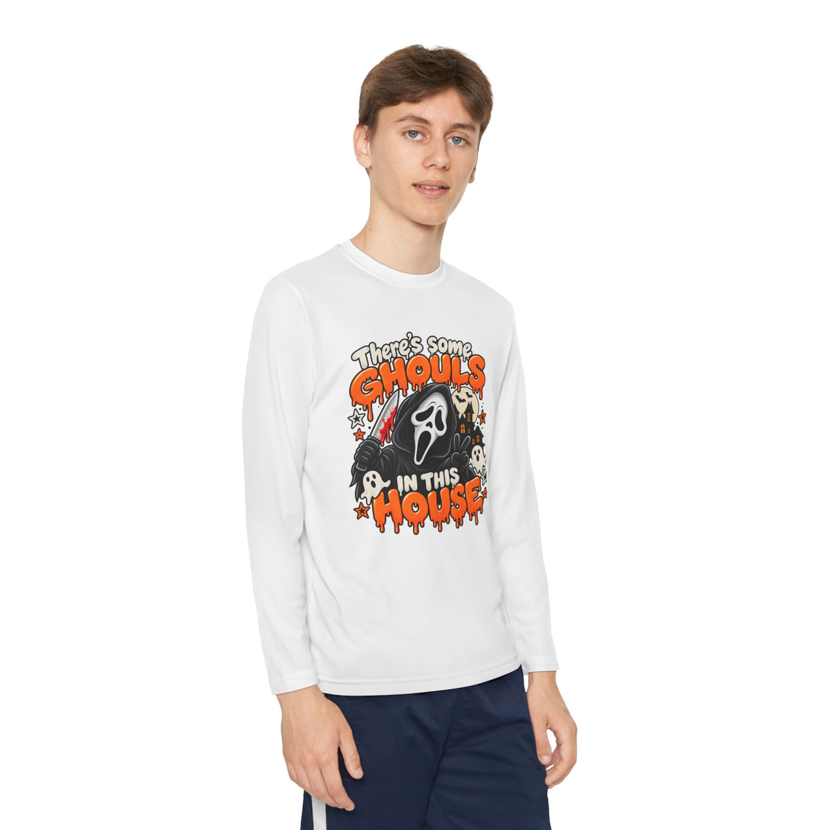 There’s Some Ghouls in This House Kids Halloween Shirt | Funny Spooky Ghost Tee | Cute Halloween T-Shirt | Trick or Treat Shirt