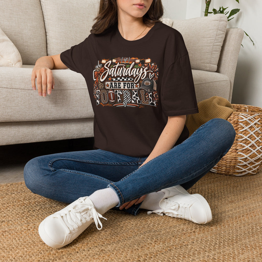 Saturdays Are for Football T-Shirt | Vintage College Game Day Tee