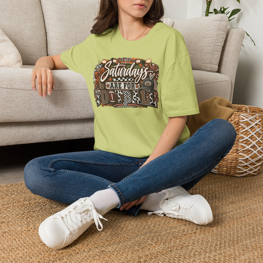 Saturdays Are for Football T-Shirt | Vintage College Game Day Tee