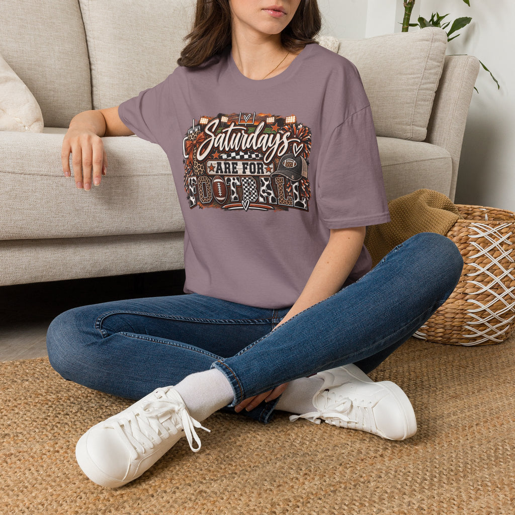 Saturdays Are for Football T-Shirt | Vintage College Game Day Tee